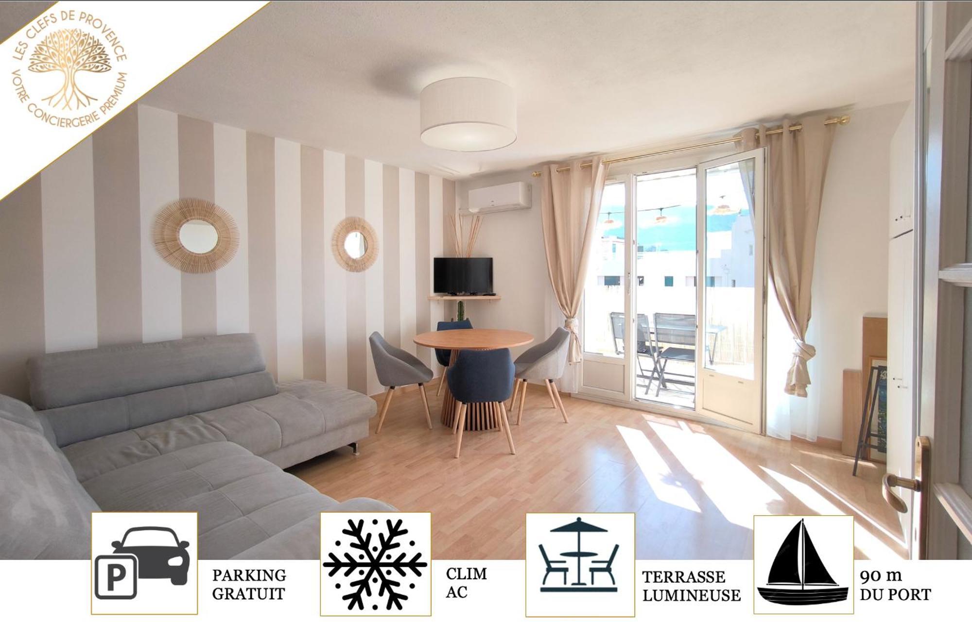 Puerto Cabana - Grand Studio Avec Parking Et Terrasse Vue Port 卡西斯 外观 照片